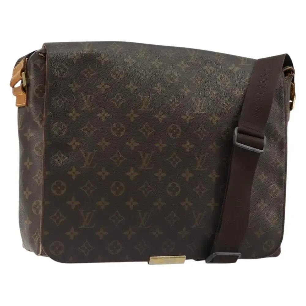 Louis Vuitton Monogram Abbesses Shoulder Bag Brown
